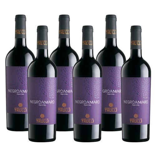 Case of 6 Trulli Negroamaro IGP Salento 70cl Red Wine